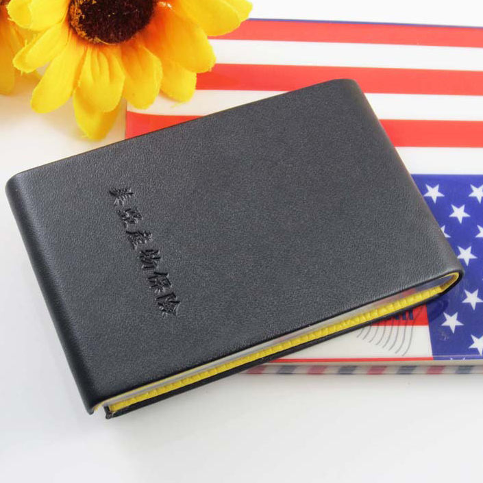 Customized metal skin business card box
