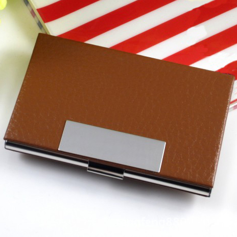 Rust steel PU business card box