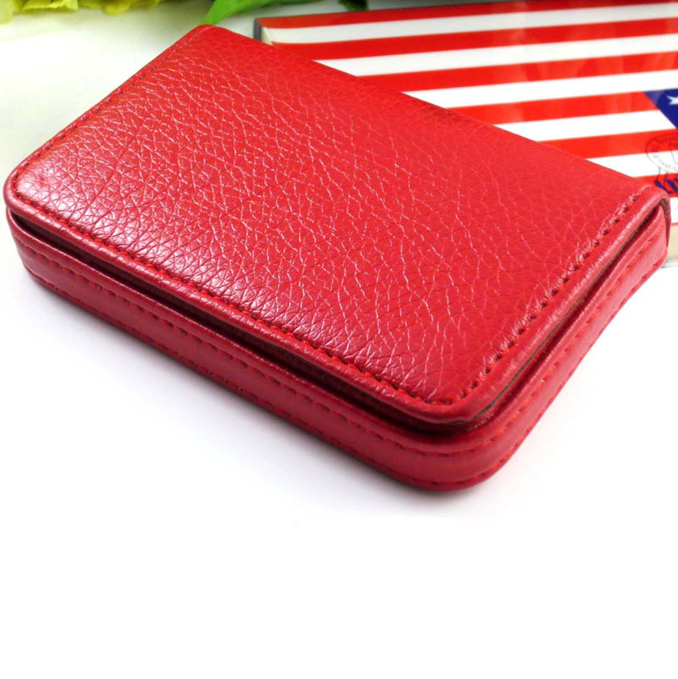 High quality full leather business card case business card bag