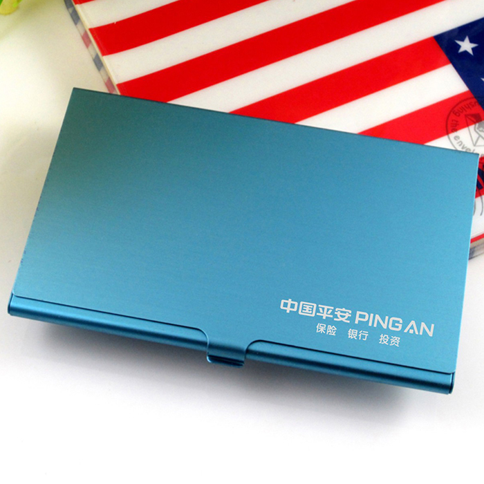 Aluminum alloy color business card box
