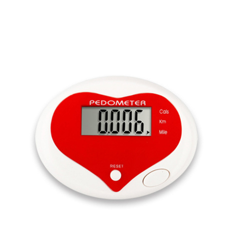 Cardioid electronic pedometer