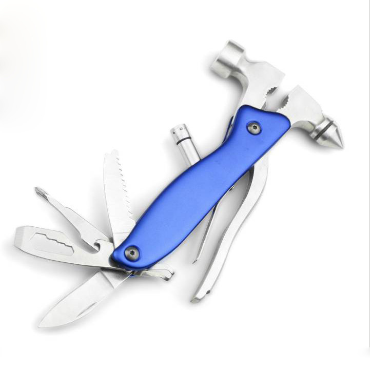 Lifesaving hammer with LED light