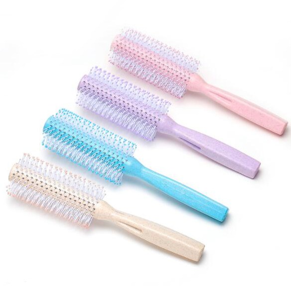 Wheat straw plastic environmental protection curling comb