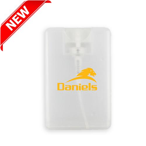 Fragrant card shaped hand sanitizer