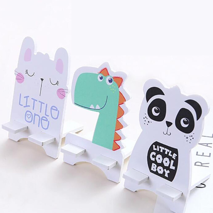 Wooden mobile phone holder