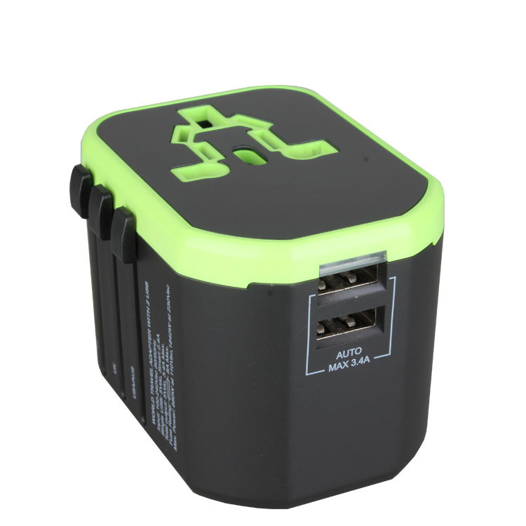 3.4A current multi country use conversion plug