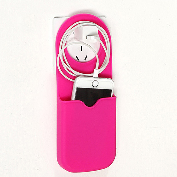 手機充電硅膠掛袋