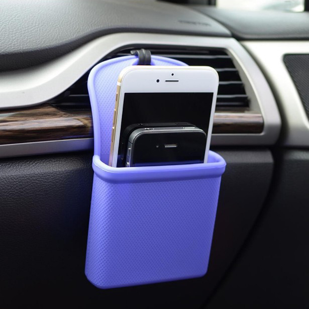 Mobile phone charging silicone hanging bag