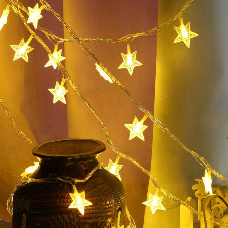 LED colored light pentagonal star light