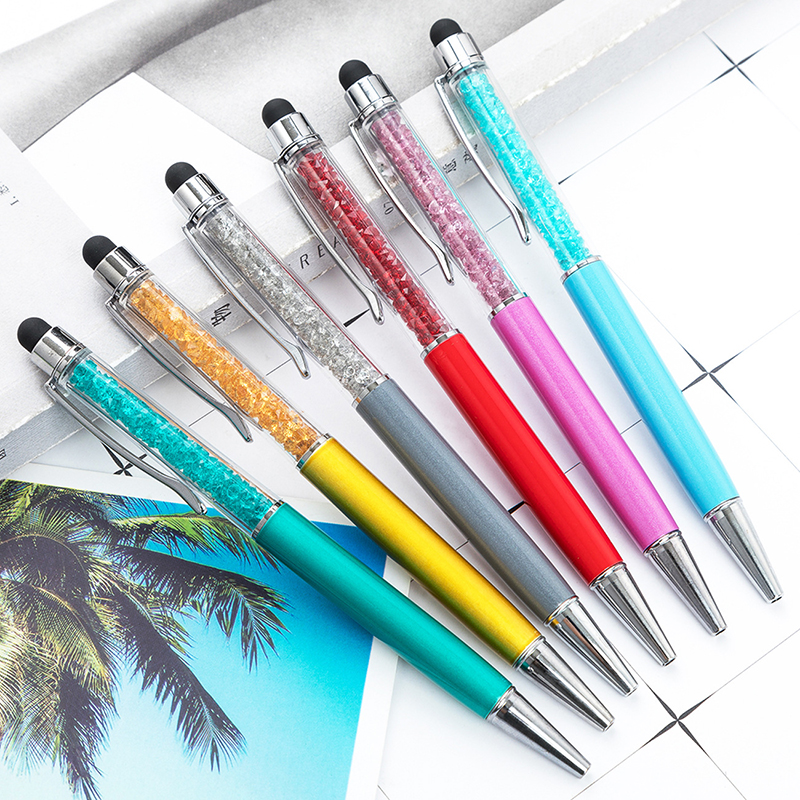 Crystal touch ball pen