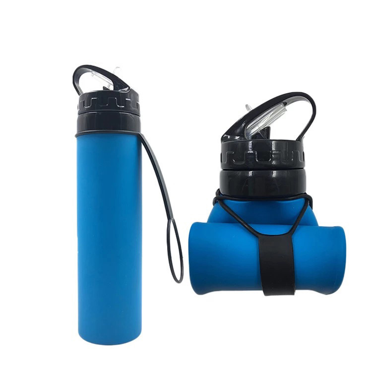 Folding silicone water cup