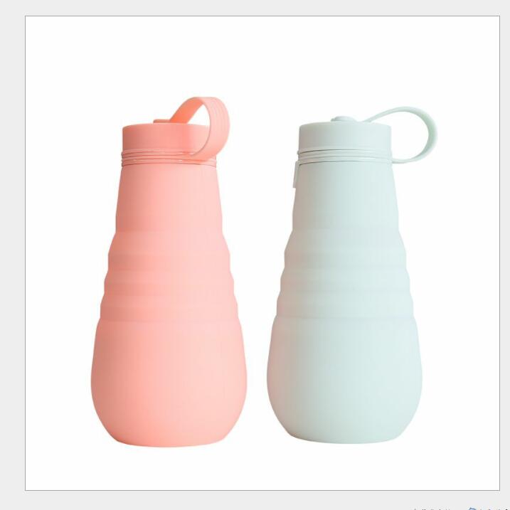 Folding silicone water cup