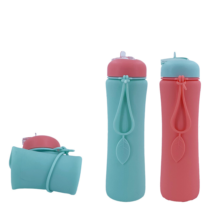 Folding silicone water cup