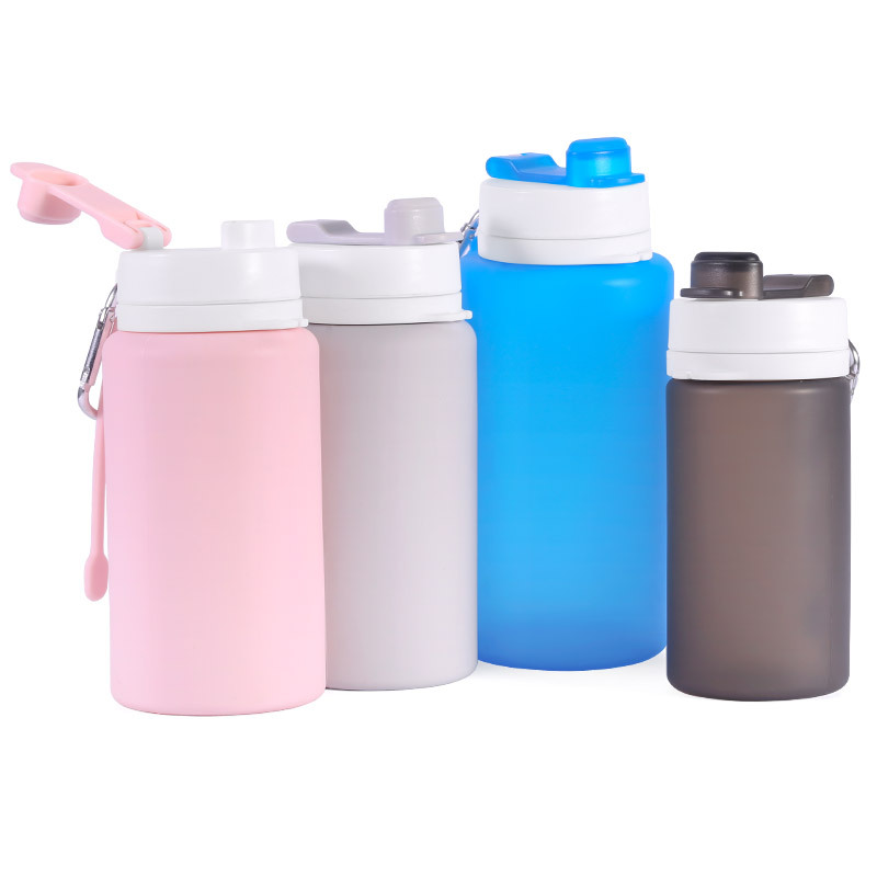 Folding silicone water cup