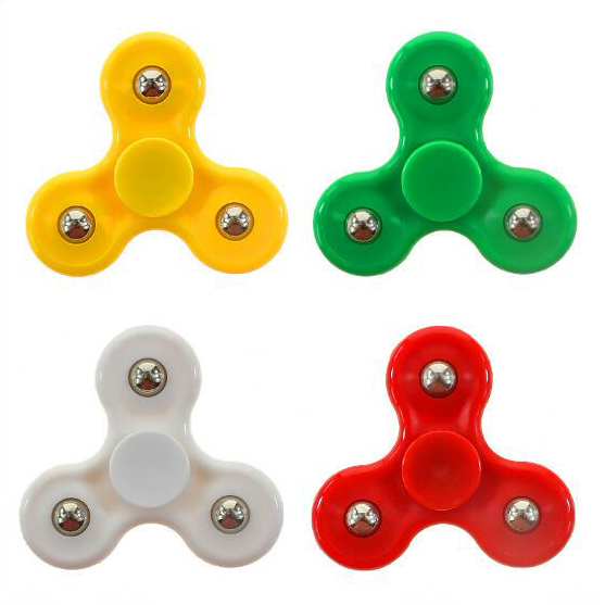 Steel ball fingertip gyro decompression toy