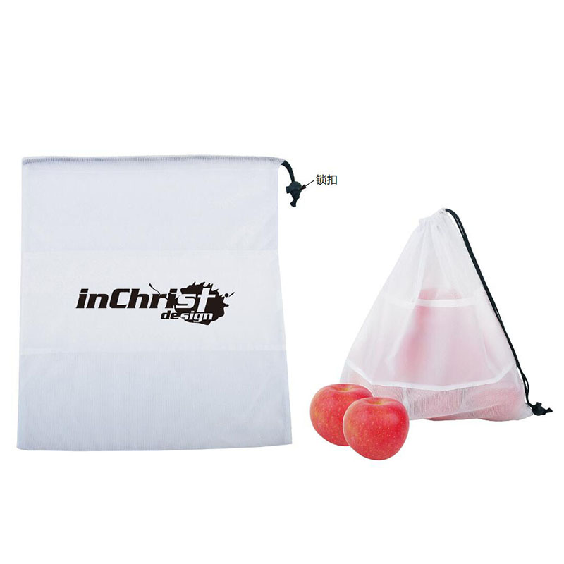 Large white drawstring bag