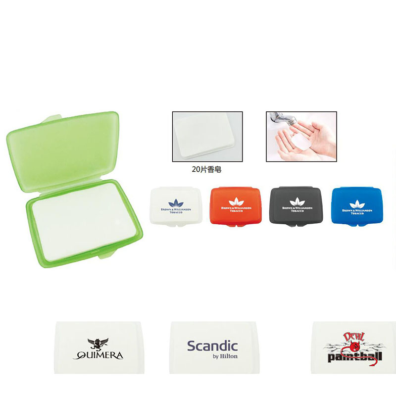 Ultrathin paper soap slices