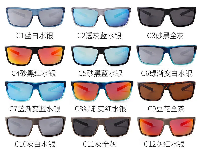 2025 Trendy Customized Brand Designer Outdoor Cycling Sports Fishing Spring hinge Polarized Men's and Women's Sunglasses