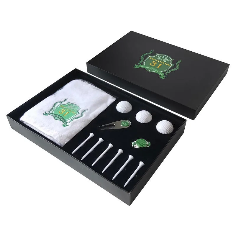 Customized Golf Set Golf Club Professional Tools and Hap Clip Marking Pen Set Customized Boxed Logo Golf Gift Set