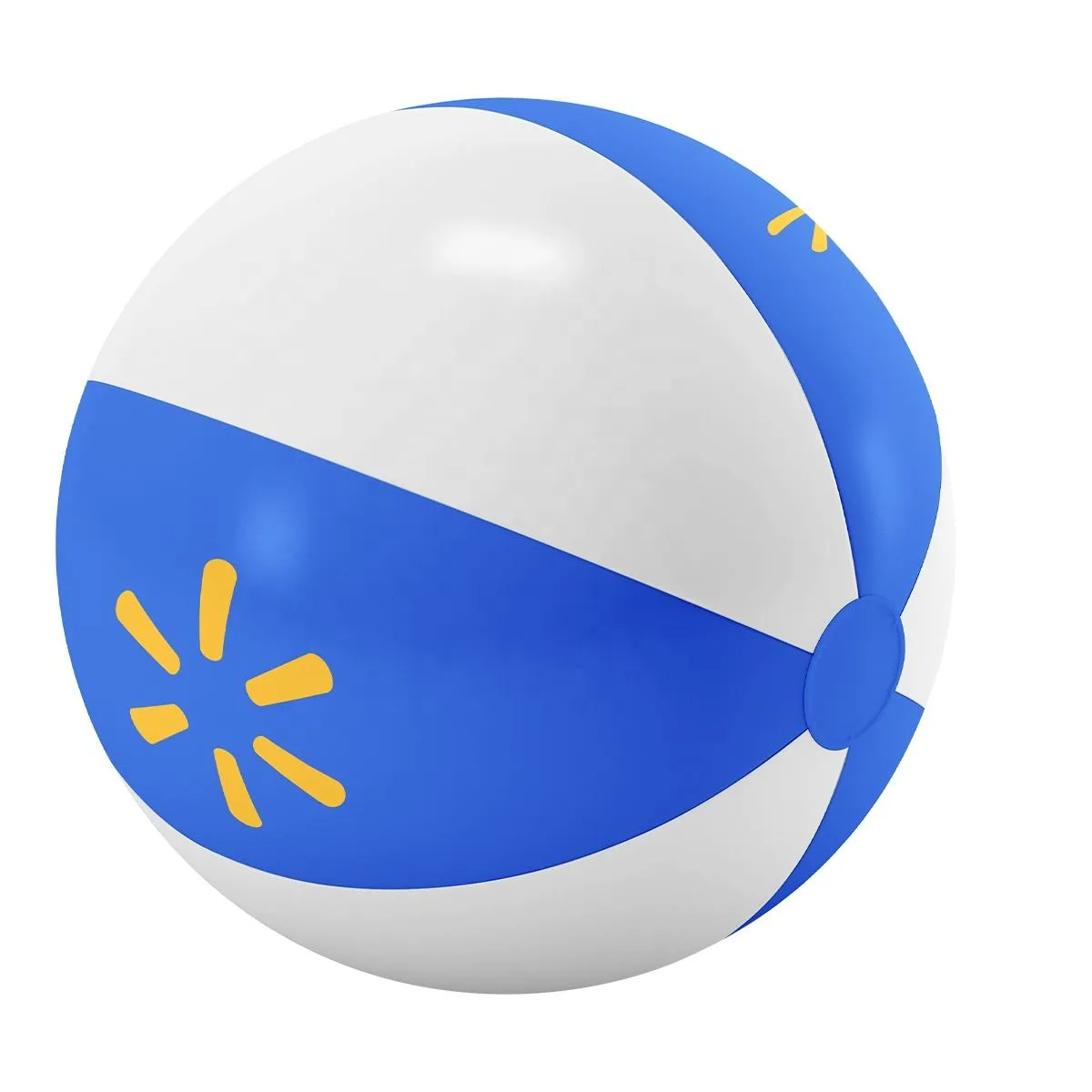 Customized PVC logo inflatable beach ball for men and women, summer fun toy, free samples available