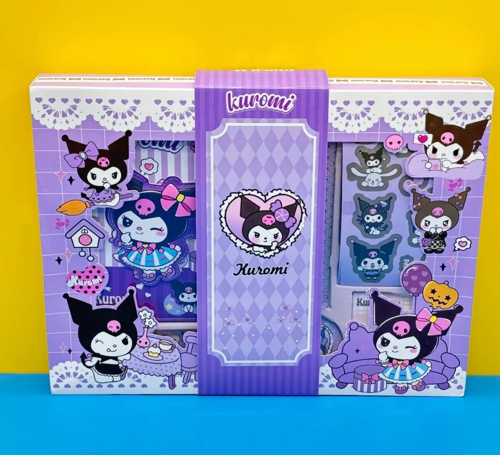 批發卡通kuromi kawaii學校文具套裝學生禮品