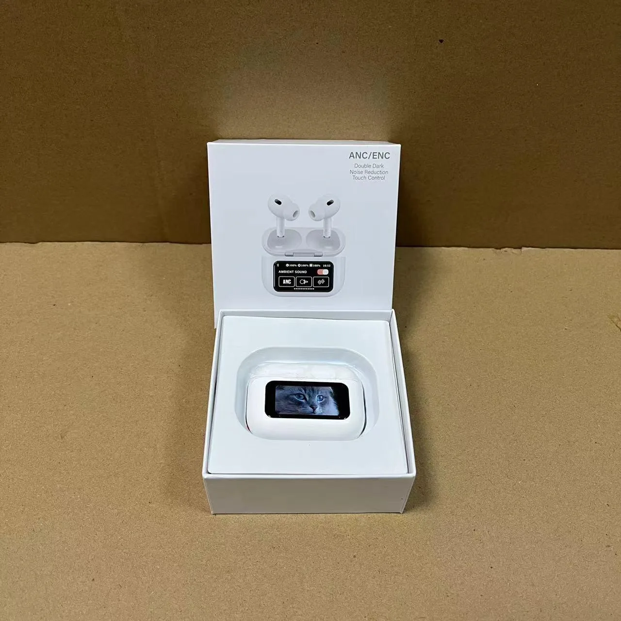 流行A9 Pro ENC HIFI TWS耳機全觸摸屏發光二極管耳機入耳式檢測耳塞智能藍牙耳機